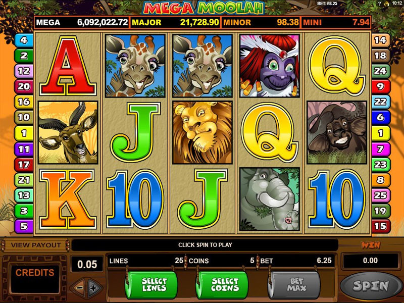 Mega Moolah Online Slot Overview
